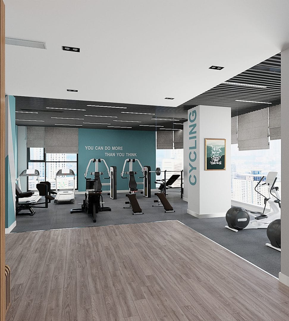 Vinhomes Green Paradise có gym không