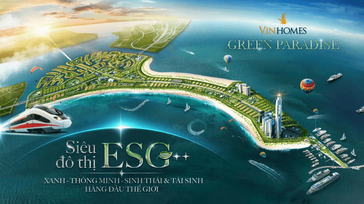 Đón đầu xu hướng ESG++ – Sở hữu tài sản xanh tại Vinhomes Green Paradise Cần Giờ