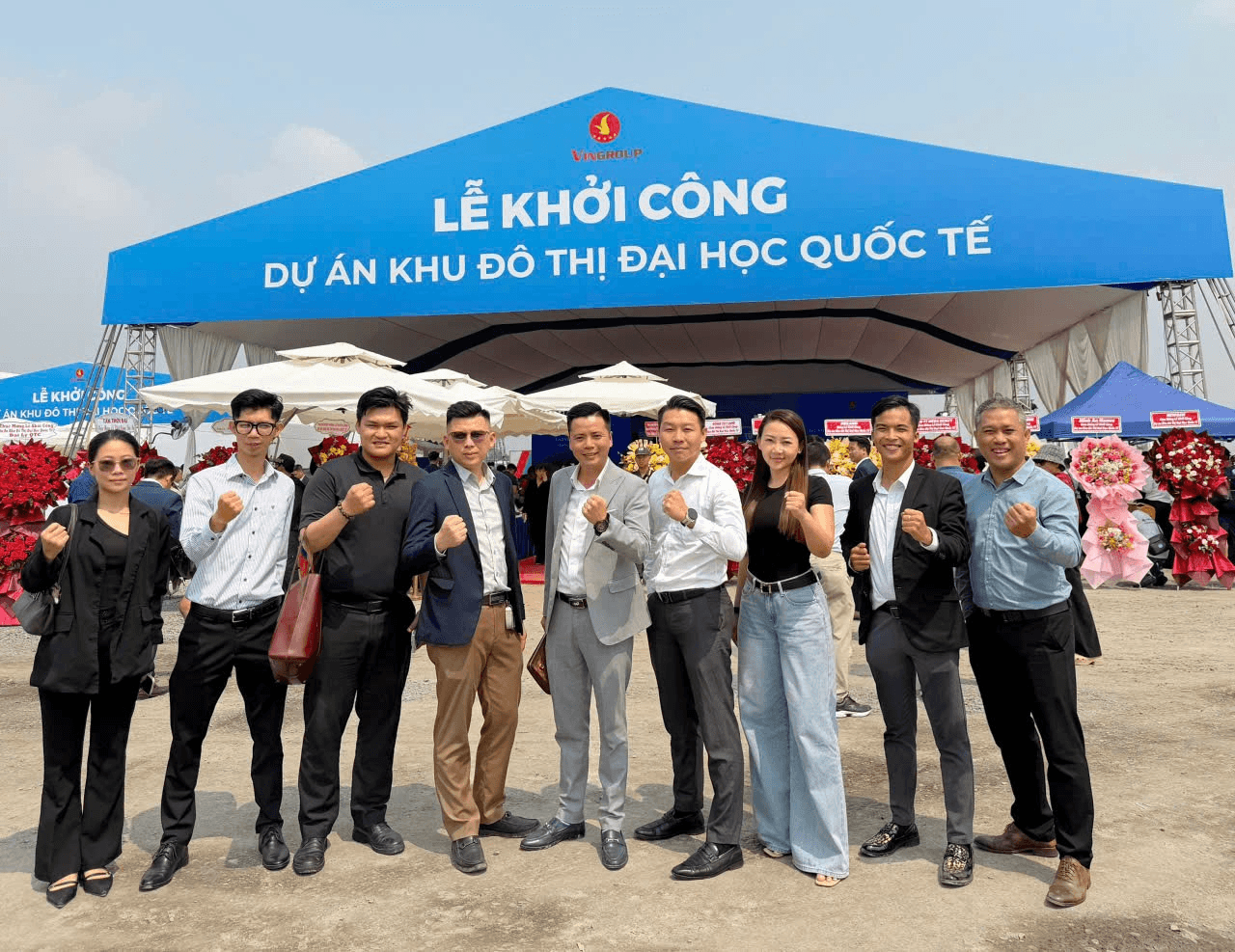 Đội ngũ VietnamGroove tham gia lễ khởi công khu đô thị đại học quốc tế