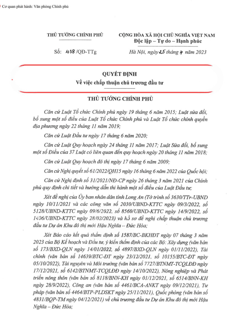 quyet-dinh-chap-thuan-chu-truong-dau-tu-phap-ly-vinhomes-green-city