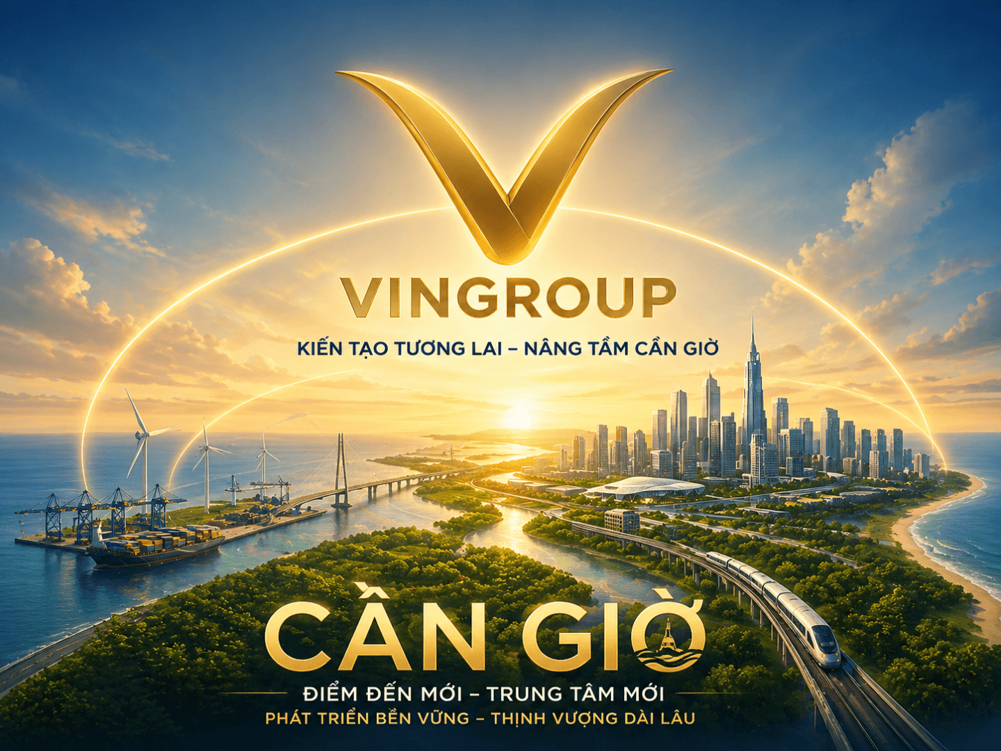 vingroup cần giờ kiến tạo tương lại nâng tầm cần giờ