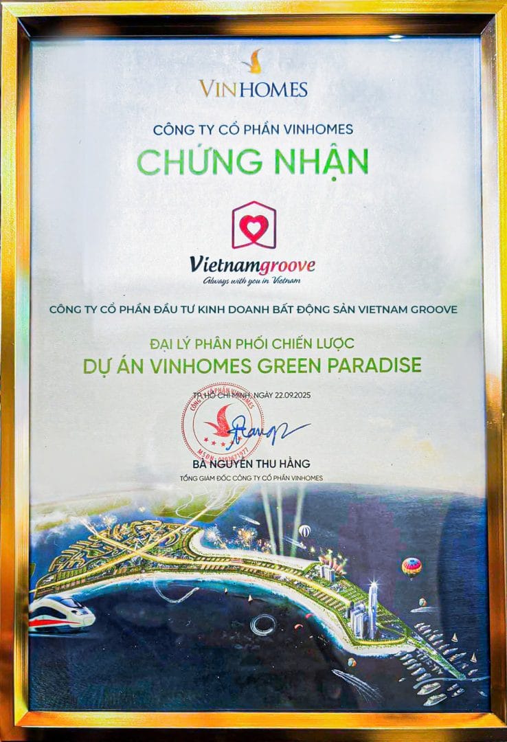 đại lý f1 vinhomes paradise cần giờ vietnamgroove