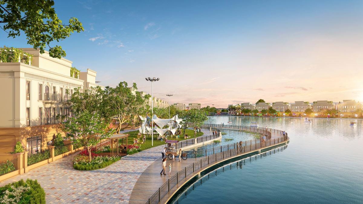 97 căn biệt thự The Swan Lake Vinhomes Green City ven hồ mang lại trải nghiệm sống gần gũi thiên nhiên