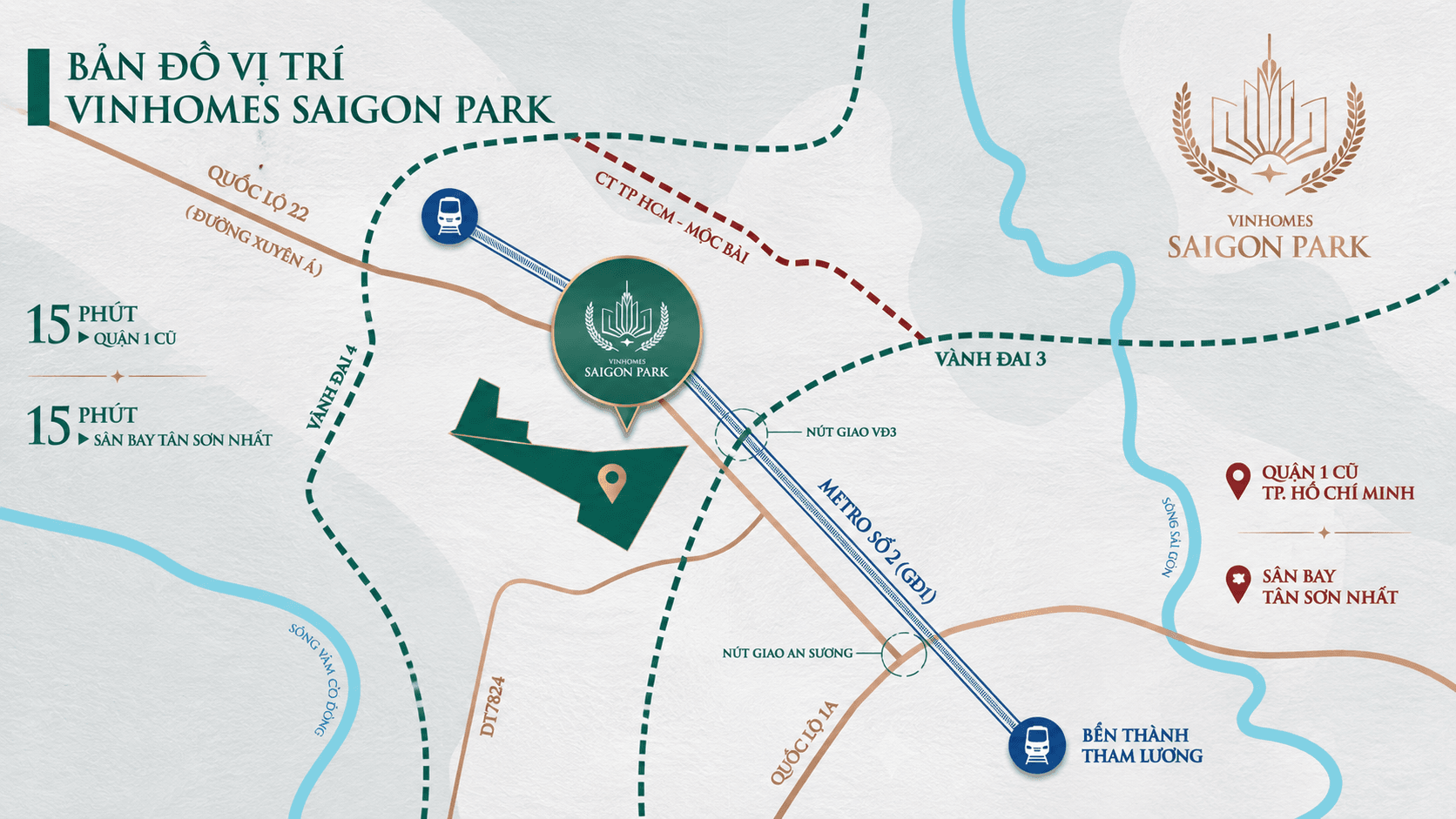 Vị trí Vinhomes Sài Gòn Park - 1